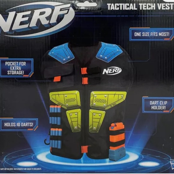 NWT NERF Elite Tactical Vest GENUINE NERF / OS - Picture 4 of 7